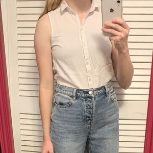 H&M button up tank